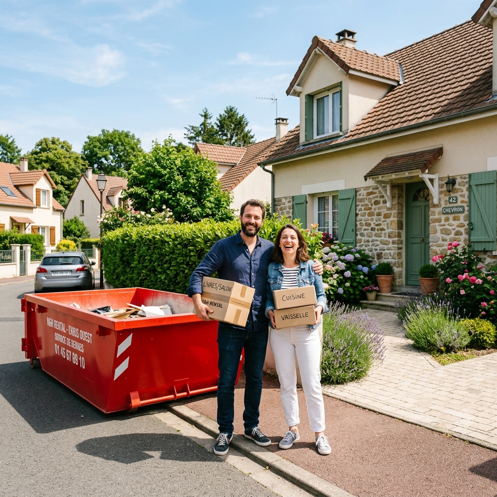 Louer une benne en tant que particulier : Mode d'emploi et pièges à éviter